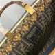 MEDIUM Fendi SUNSHINE Fendace Printed leather shopper High