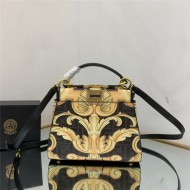 PEEKABOO MINI Fendace Printed FF leather bag High