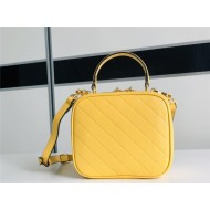 Gucci Blondie Top Handle bag Leather 744434 Yellow High