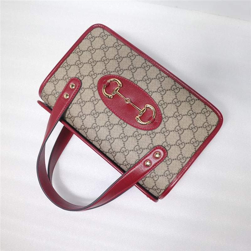 Gucci Horsebit 1955 small top handle bag 627323 Red High