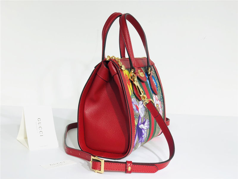 Ophidia small GG tote bag 547551 Red high