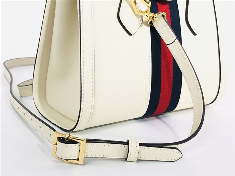 Ophidia small GG tote bag 547551 Leather White high