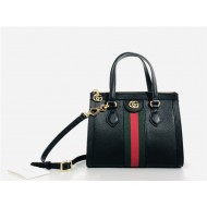 Ophidia small GG tote bag 547551 Leather Black high