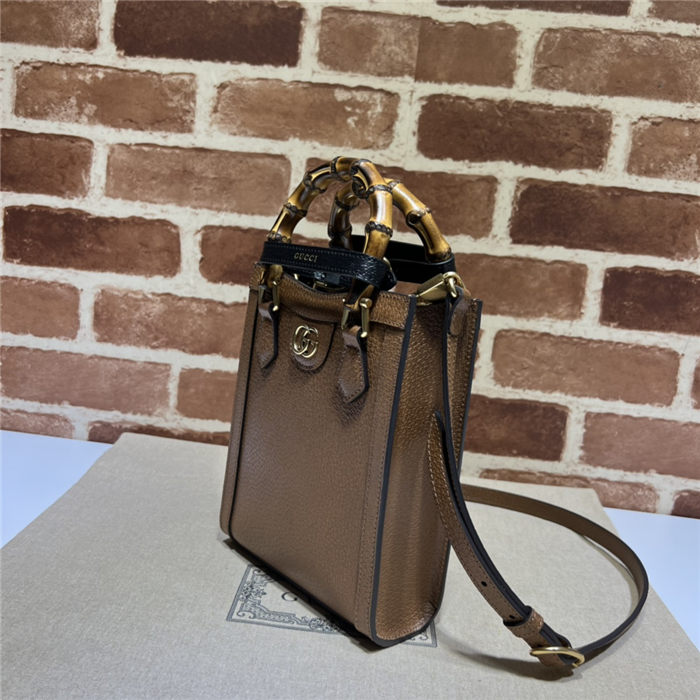 Gucci Diana mini tote bag 739079 Brown High