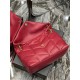 LOULOU PUFFER MEDIUM BAG IN QUILTED LAMBSKIN Gold-Tone Red High