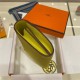 Hermes Constance Compact Wallet Epsom Leather Yellow High