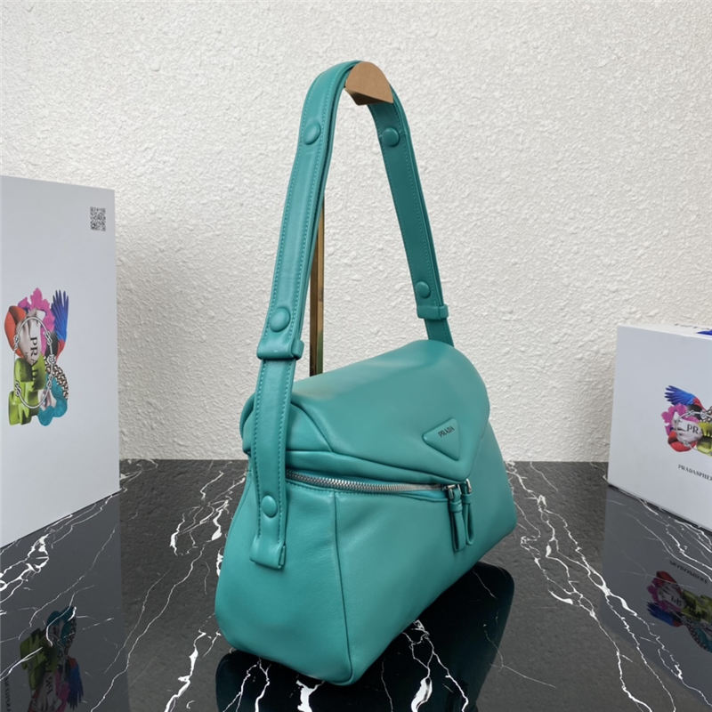 Prada Padded nappa leather Prada Signaux bag Green High