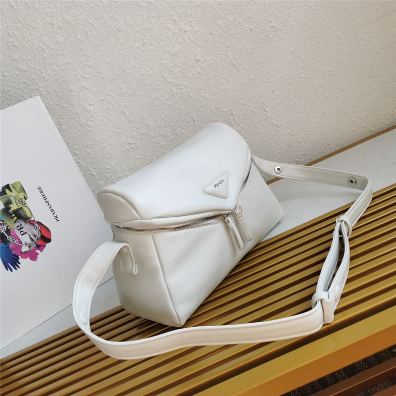 Prada Padded nappa leather Prada Signaux bag White High