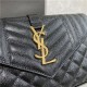 MONOGRAM CHAIN WALLET IN MIX MATELASSÉ GRAIN DE POUDRE EMBOSSED LEATHER Black High