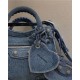 WOMEN'S NEO CAGOLE XS HANDBAG DENIM IN BLUE Top