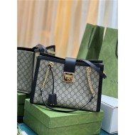 Gucci Padlock GG medium shoulder bag 479197 Black High