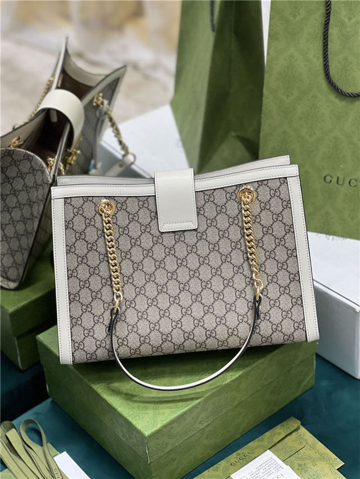 Gucci Padlock GG medium shoulder bag 479197 White High