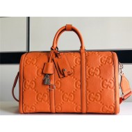 Gucci JUMBO GG SMALL DUFFLE BAG 725282 Orange High