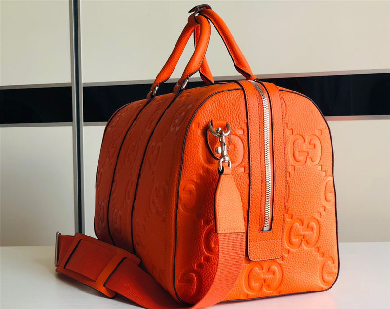 Gucci JUMBO GG SMALL DUFFLE BAG 725282 Orange High