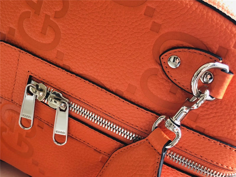 Gucci JUMBO GG SMALL DUFFLE BAG 725282 Orange High