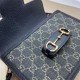 Gucci Horsebit 1955 shoulder bag 602204 Denim high