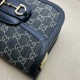 Gucci Horsebit 1955 shoulder bag 602204 Denim high