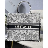 LARGE Dior BOOK TOTE Embroidery High