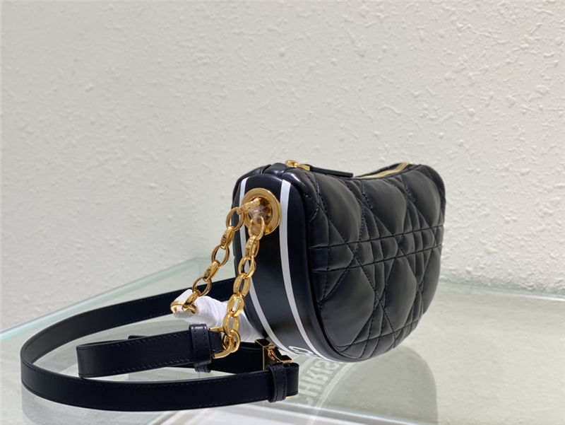 SMALL Dior VIBE Hobo Bag Calfskin Black High