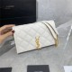 BECKY CHAIN WALLET IN QUILTED LAMBSKIN White High