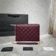 BECKY SMALL CHAIN BAG IN QUILTED LAMBSKIN Burgundy High