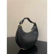 Fendigraphy Small Leather Bag Black High