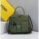 PEEKABOO Medium Pocket Bag Green High