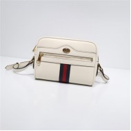 Ophidia GG mini bag 517350 Leather White High