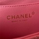 Chanel MINI FLAP BAG with Enamel buckle Lambskin & Gold-Tone Metal Pink A