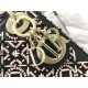 MINI LADY Dior BAG Cannage Calfskin with Beaded Embroidery High