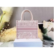 SMALL Dior BOOK TOTE Toile de Jouy Embroidery Mid