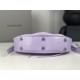 WOMEN'S LE CAGOLE SMALL SHOULDER BAG Corocodile IN Lilac High