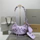 WOMEN'S LE CAGOLE XS SHOULDER BAG Crocodile IN Lilac High