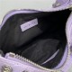 WOMEN'S LE CAGOLE XS SHOULDER BAG Crocodile IN Lilac High