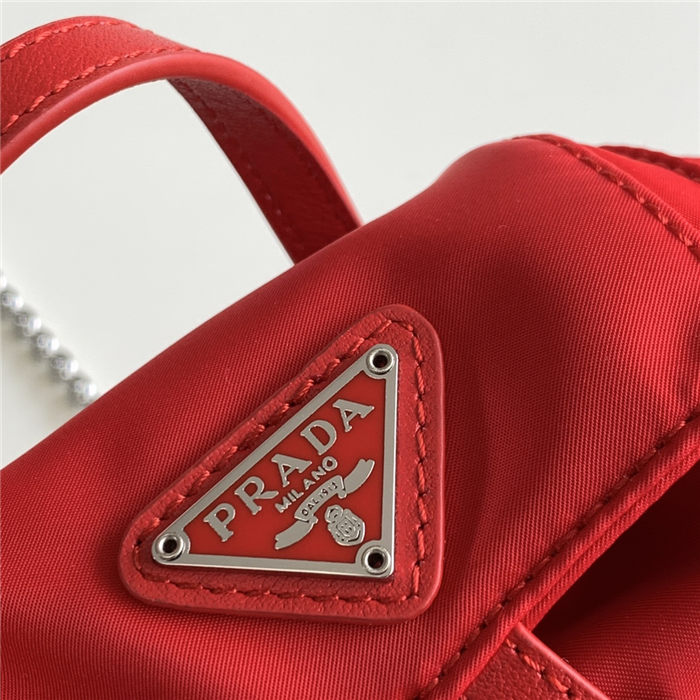 Prada Re-Nylon mini backpack Red High