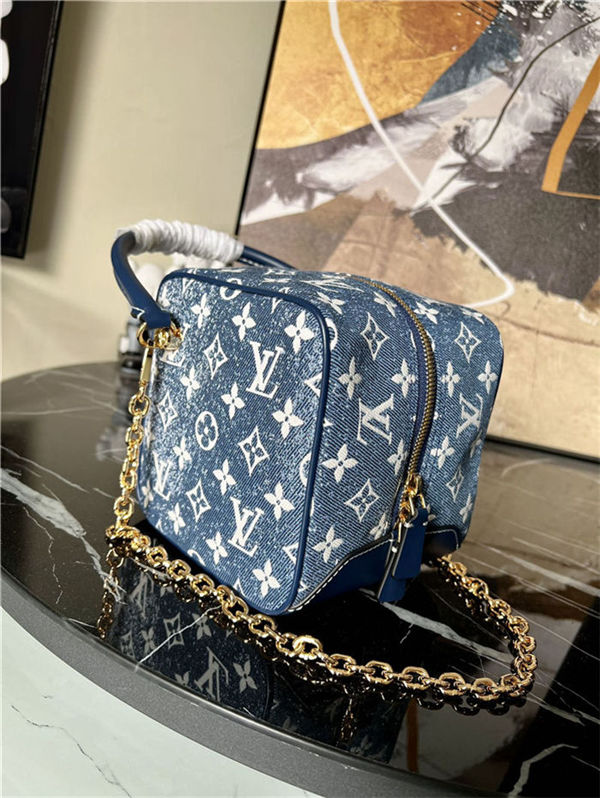 Louis Vuitton SQUARE BAG Denim M59611 High