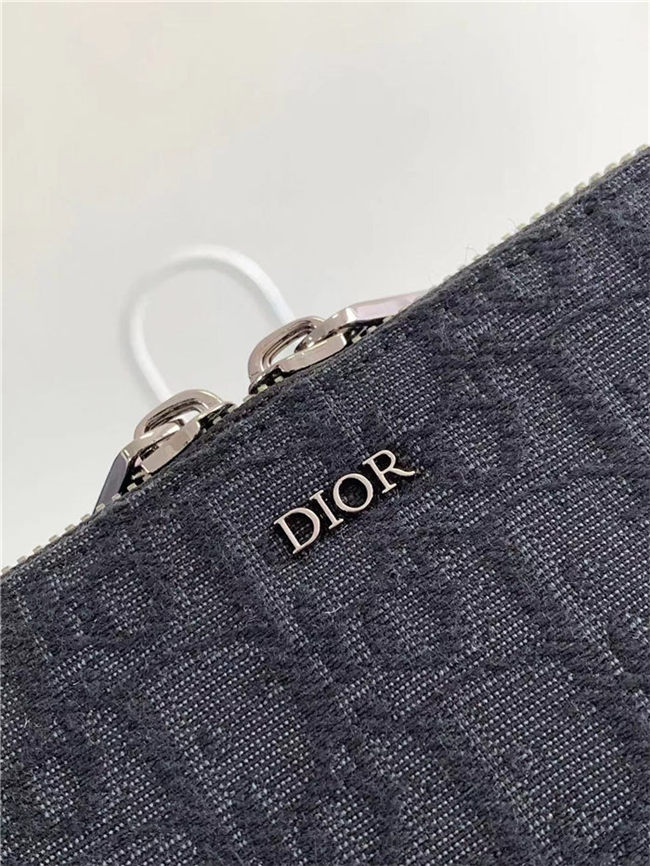 Dior POUCH WITH STRAP Dior Oblique Jacquard High