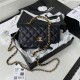 Chanel WALLET ON CHAIN AP2804 Grained Shiny Calfskin & Gold-Tone Metal Black A