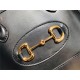 Gucci Horsebit 1955 mini top handle bag Black high