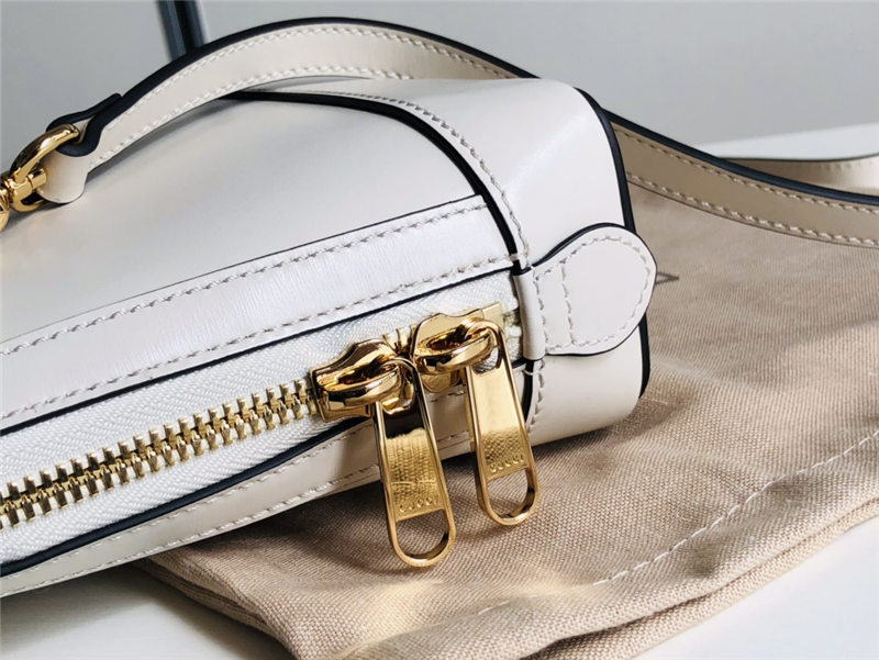 Gucci Horsebit 1955 mini top handle bag White high