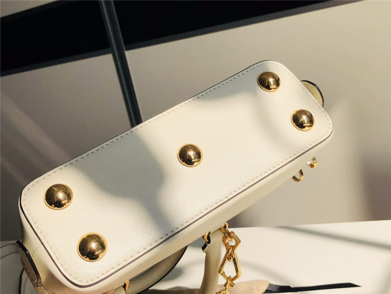 Gucci Horsebit 1955 mini top handle bag Supreme White high