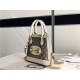 Gucci Horsebit 1955 mini top handle bag Supreme White high