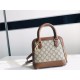 Gucci Horsebit 1955 mini top handle bag Supreme Brown high