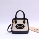 Gucci Horsebit 1955 mini top handle bag Black/White high