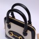 Gucci Horsebit 1955 mini top handle bag Black/White high