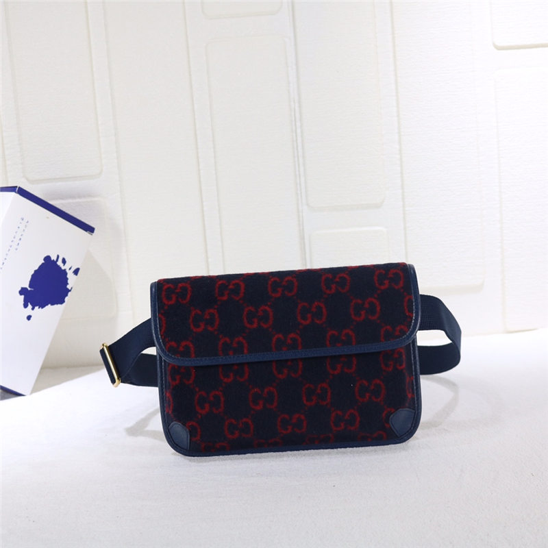 Gucci belt bag Wool 598181 Red High