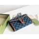 DIONYSUS MINI CHAIN WALLET 401231 Denim Blue High