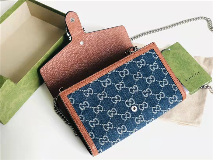 DIONYSUS MINI CHAIN WALLET 401231 Denim Blue High