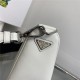 Prada Triangle shoulder bag Leather White High