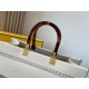 MEDIUM Fendi SUNSHINE Leather Shopper White High